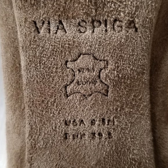 Via Spiga Nadia Bootie, Tan Suede, Womens Size 9.5 M / 39.5 - Picture 10 of 10